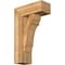 Ekena Millwork Olympic Block Rough Sawn Bracket w/ Offset Brace, Western Red Cedar, 8"W x 20"D x 32"H BKT0806X20X32OLY05RWR - alternate 1